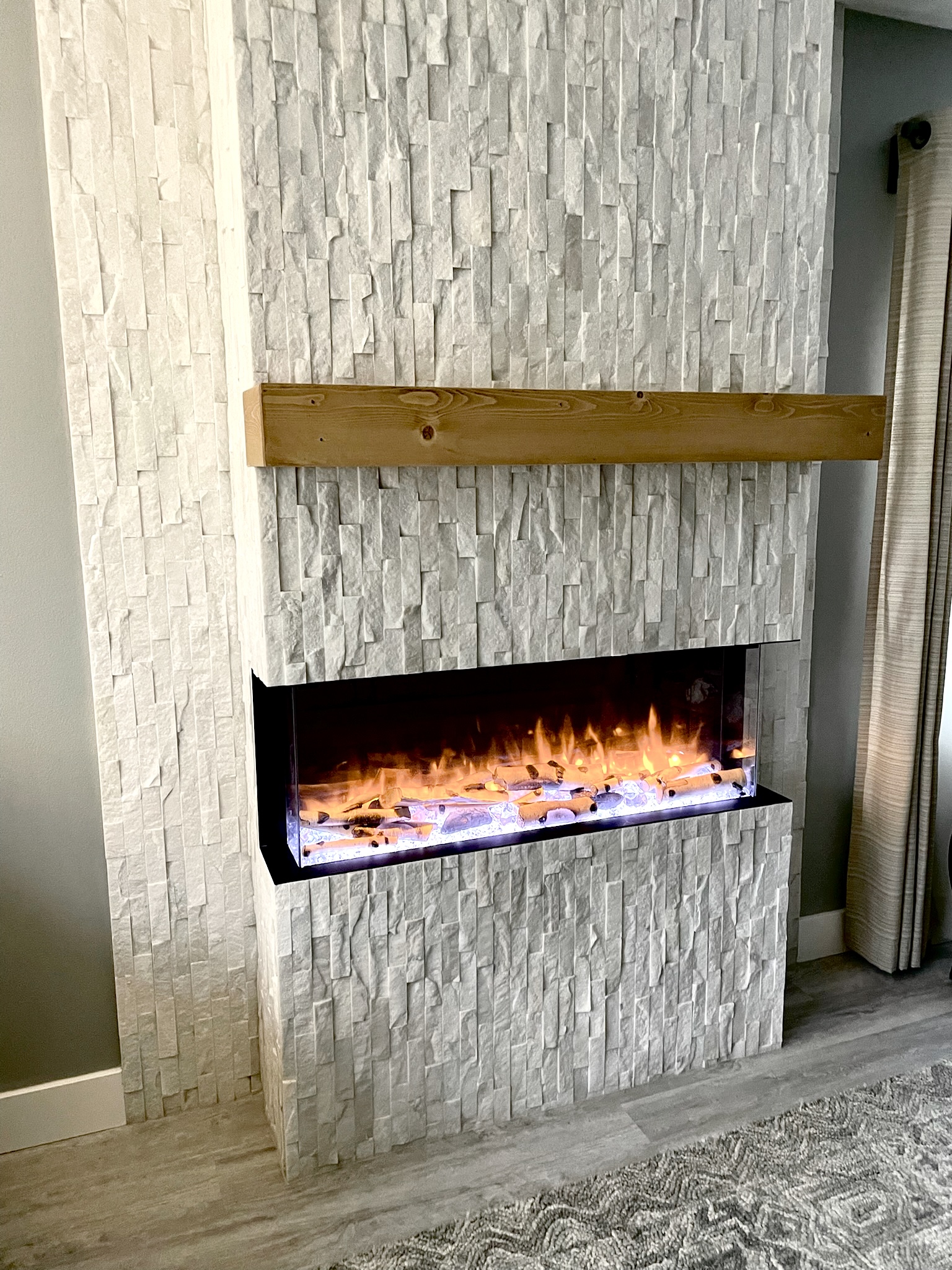 Newly Constructed Fireplace - Snoqualmie WA - PrusArt Inc